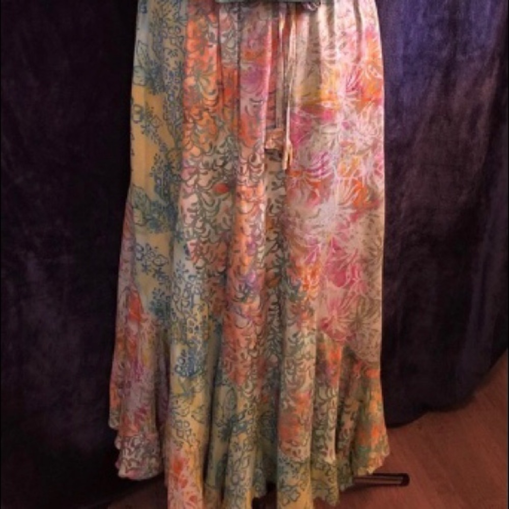 tropical vibrations handmade original skirt